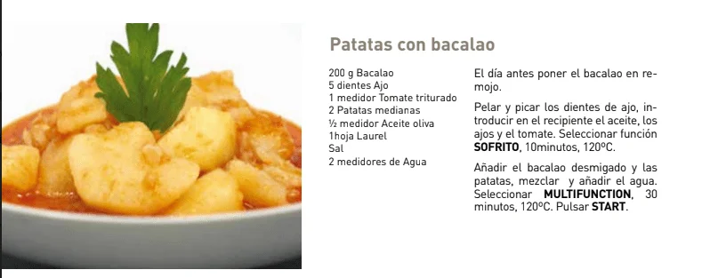 Receta sencilla y para torpes que elaboro con mi robot Taurus Master Cuisine