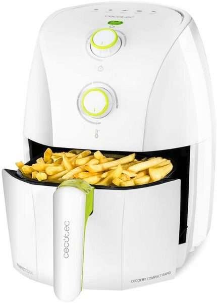 Cecotec Freidora dietética sin aceite compacta Cecofry Compact Rapid White