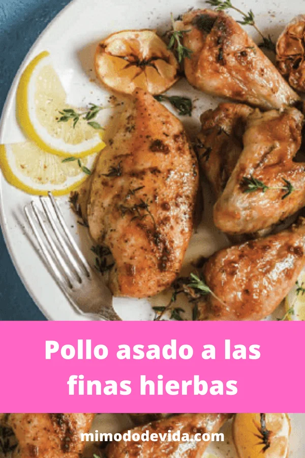 Pollo sin aceite a las finas hierbas Cosori