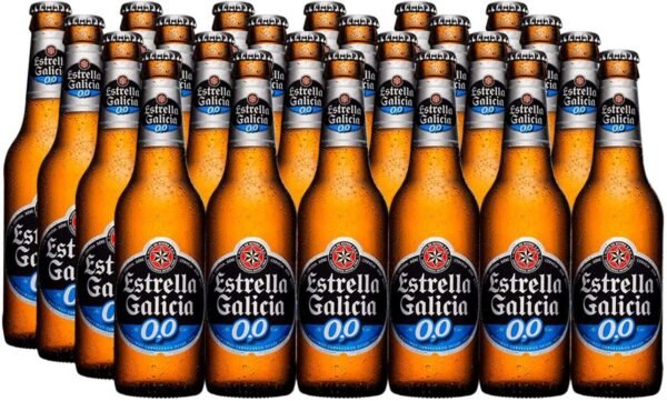 Cerveza sin alcohol en botella