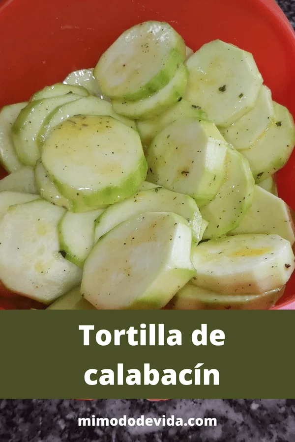 Tortilla de calabacín