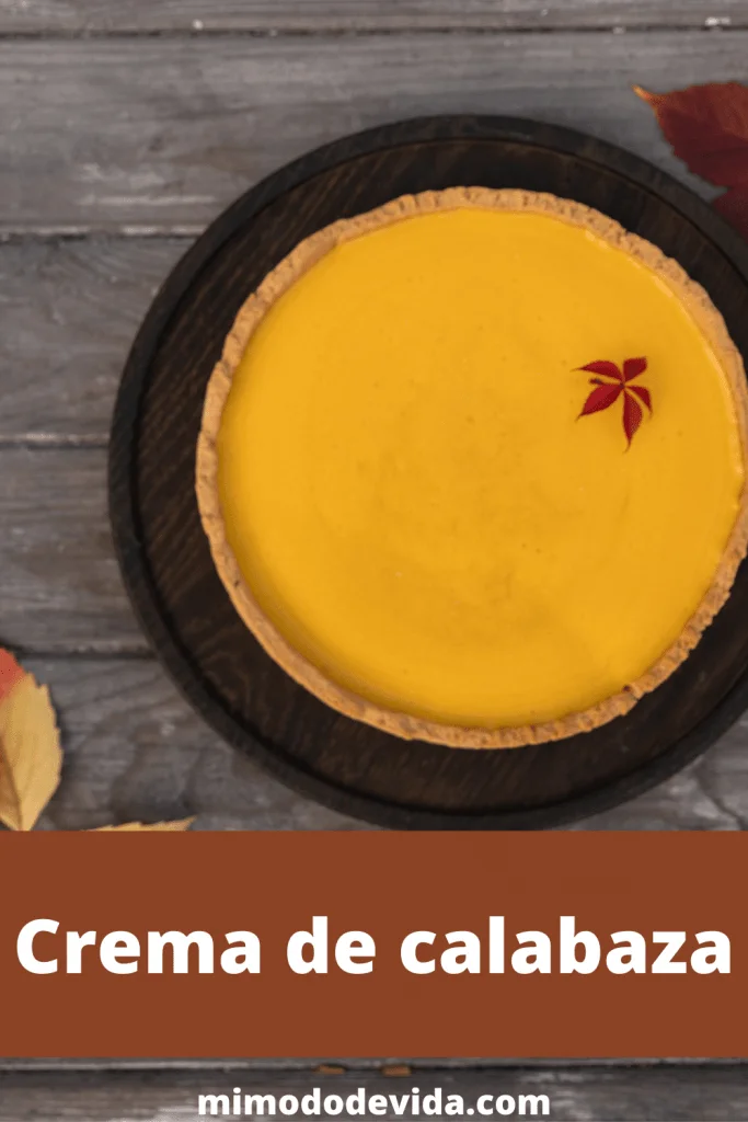 Receta Crema de calabaza