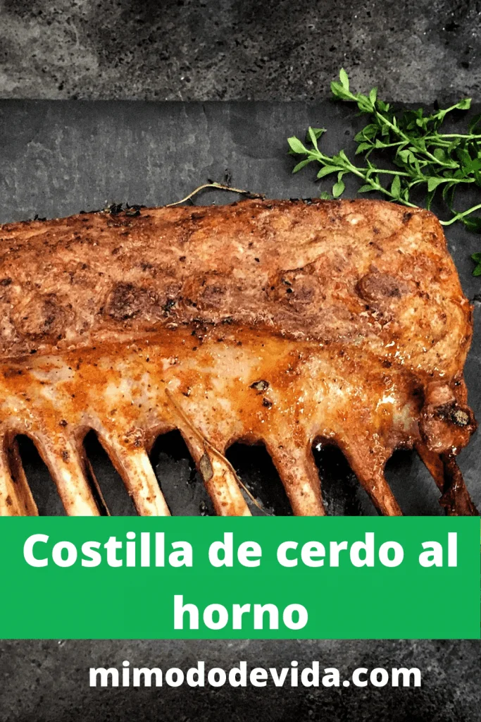 Receta Costilla al horno