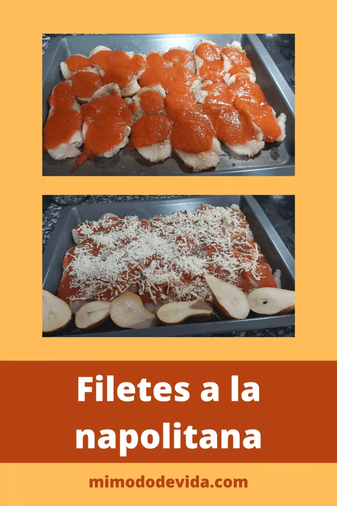 Receta Filetes a la napolitana al horno