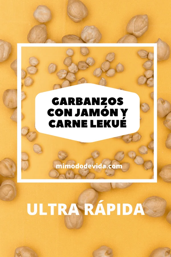 Receta Garbanzos con jamón y carne