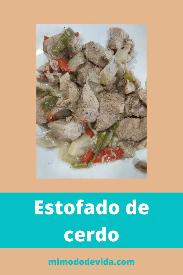 Receta Estofado de cerdo en vaporera Lekué