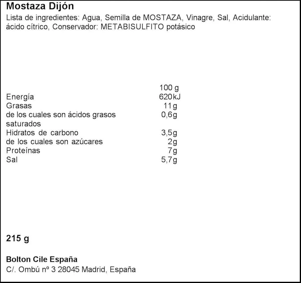 Maille Mostaza Dijon Original, 215g