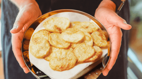 Receta Patatas fritas en freidora Cosori