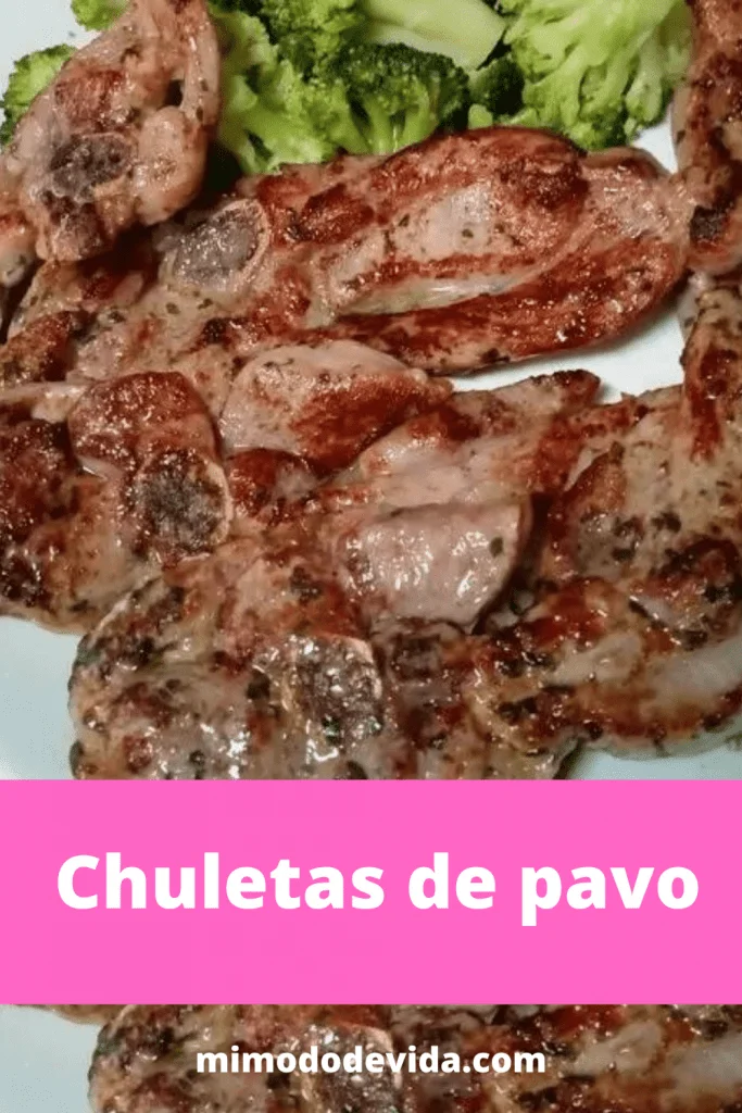 Receta Chuletas de pavo
