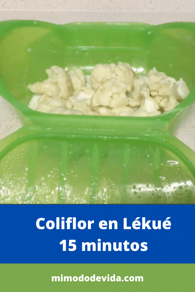 Coliflor en vaporera Lekué