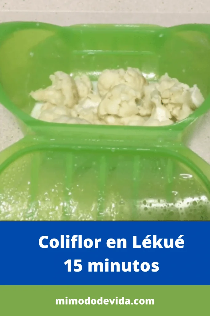 Coliflor en vaporera Lekué