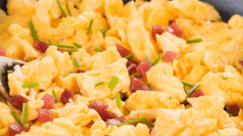 Receta Revuelto con jamón