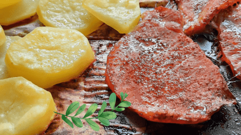 Filetes de lomo al horno