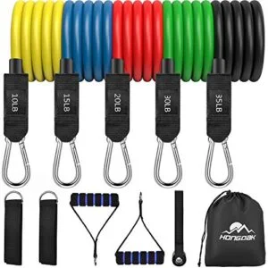 Bandas Elásticas Musculación Fitness: fuerza de 5 a 15 kg