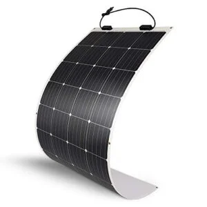 Renogy Placa Solar Flexible 175W, Panel Solar 12V, Placas Solares para Casa, Autocaravana,Furgoneta,Barco, Placa Fotovoltaica Módulo Monocristalino