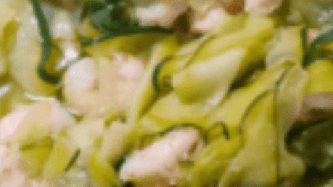 Spaguettis calabacín
