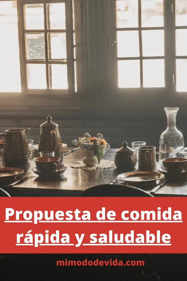 menús para comida rica y fácil