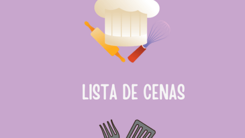 LISTA DE COMIDAS Y CENAS