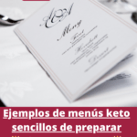 Menús para la dieta cetogénica