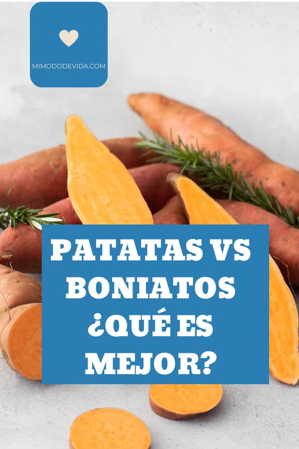 Boniato, batatas y patatas