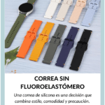 Corre asilicona reloj