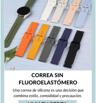 Corre asilicona reloj