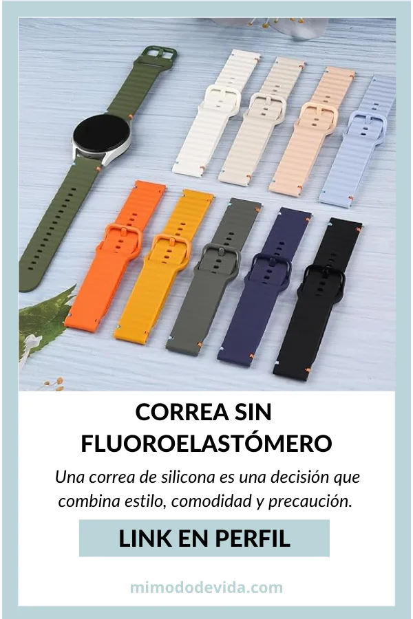 Corre asilicona reloj