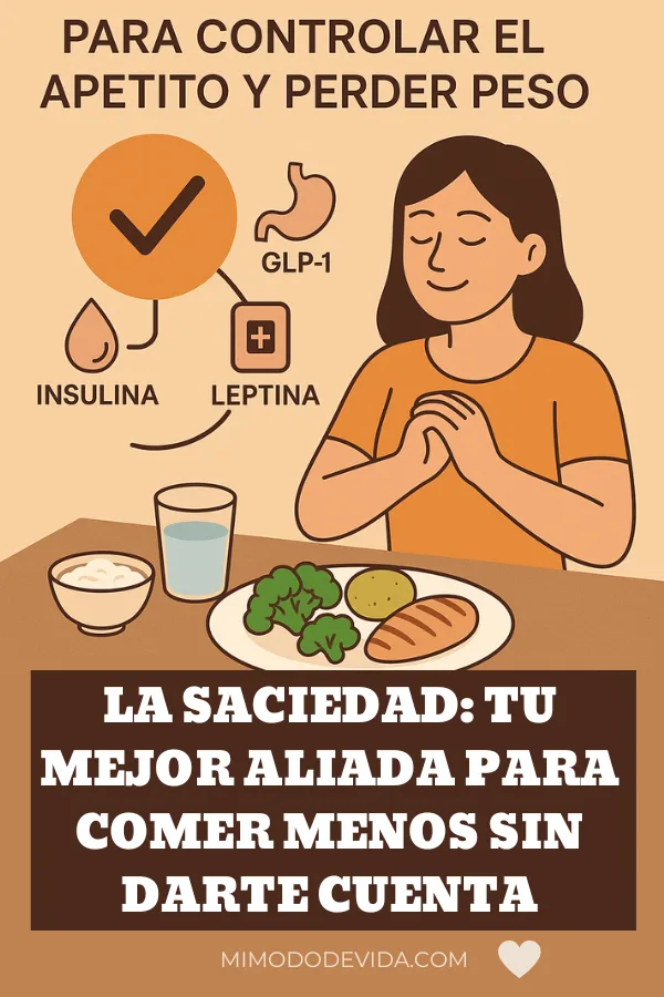 Estoy lleno, mejor para adelgazar. Saciedad