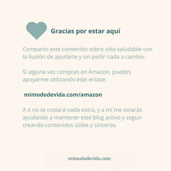 Compra en amazon vida saludable