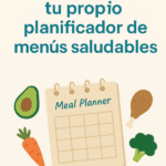 Planificador semanal de comida real