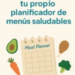 Planificador semanal de comida real