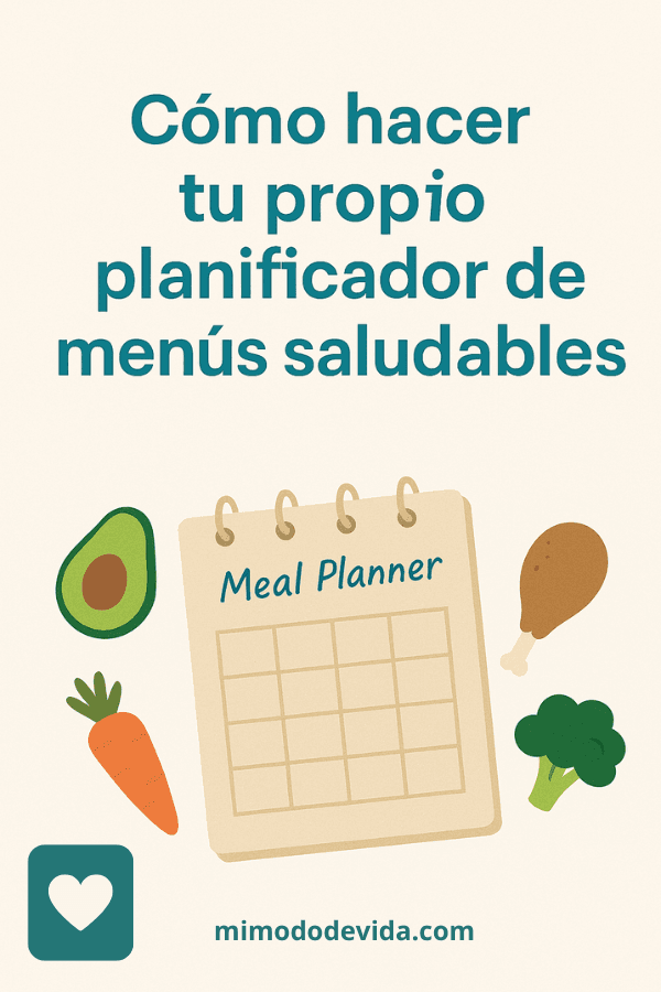 Planificador semanal de comida real