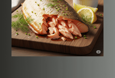 Trucha asalmonada al horno