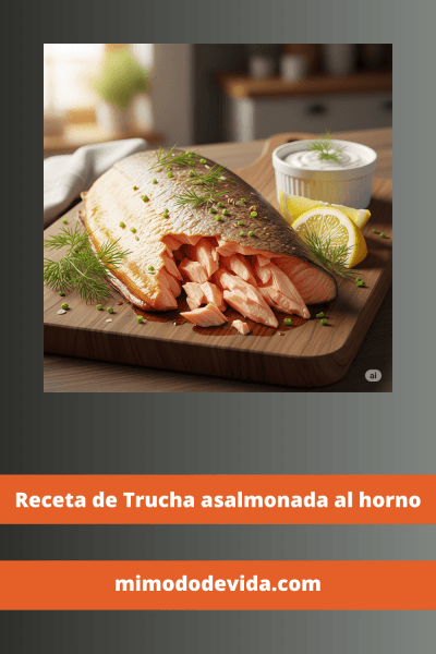 Trucha asalmonada al horno