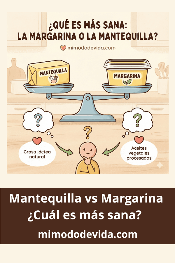 la mantequilla es más saludable que la margarina
