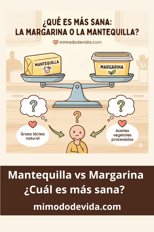 la mantequilla es más saludable que la margarina