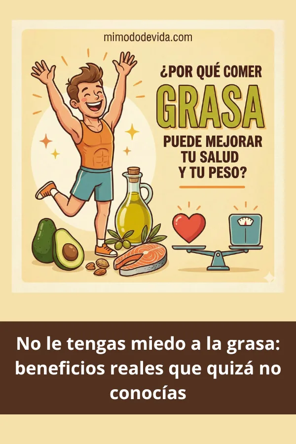 No tengas miedo a comer grasa