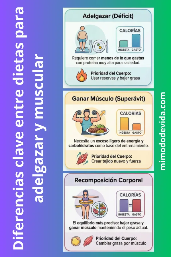 Dietas según tus necesidades