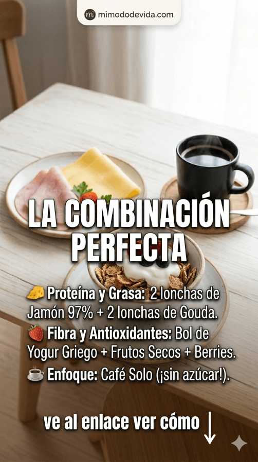 roteína + Grasas de calidad = Energía para todo el día