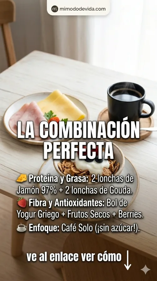roteína + Grasas de calidad = Energía para todo el día