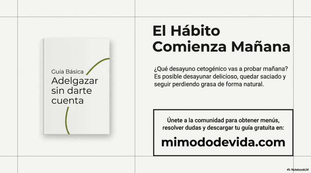 Descubre el Método para Adelgazar Sin Darte Cuenta. Pierde peso de forma natural, sin dietas estrictas ni efecto rebote. eBook Guía Básica Adelgazar sin darte cuenta:
