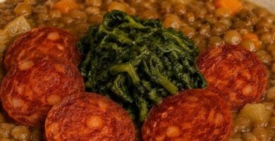 receta de lentejas